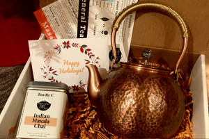 Copper Kettle and Chai Set