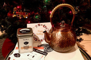 Copper Kettle and Chai Set