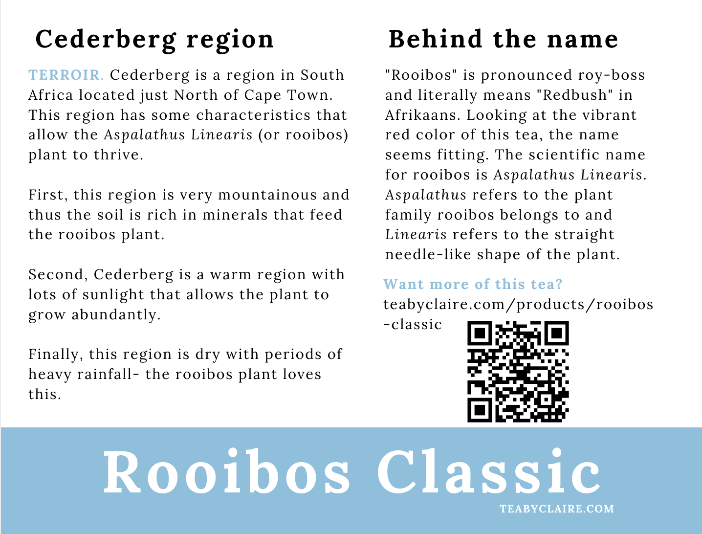 Rooibos Classic
