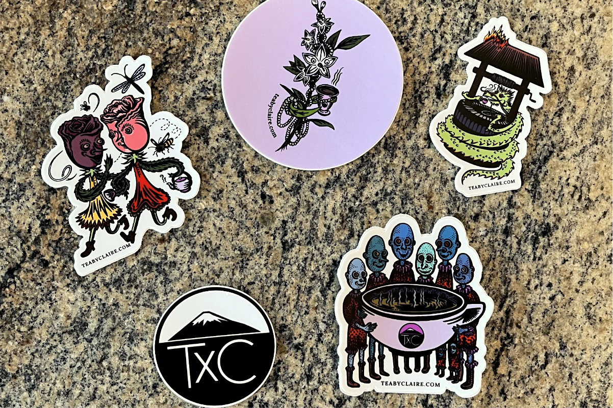 Tea By C Stickers